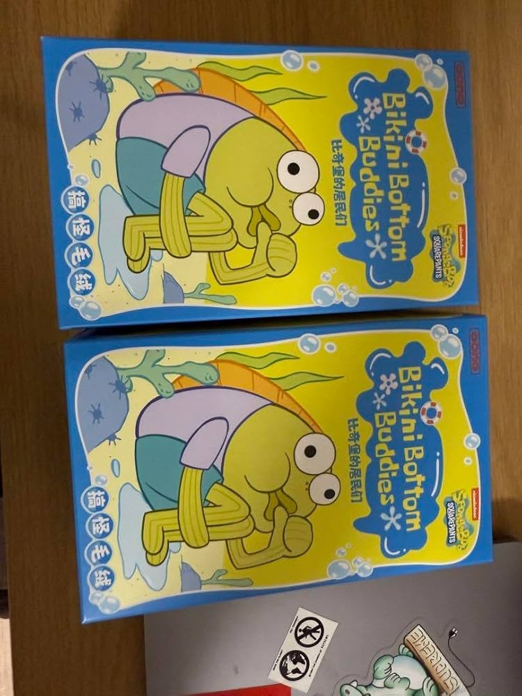 BikiniBottom Buddies シュリンク付き1BOX6ピース 正規品 Bikini Bottom Buddies - Whimsical Plush - POP MART (Japan)